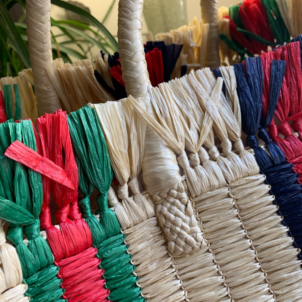 SOLD⛔️Authentic GUCCI STRAW LOGO LATGE TOTE/ REMOVABLE DRAWSTRING LARGE POUCH - Picture 15 of 16